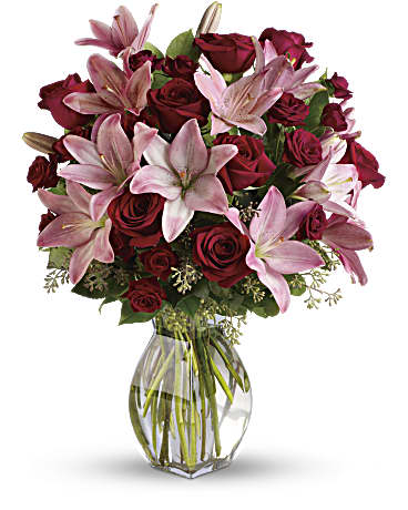 Lavish Love Bouquet with Long Stem Red Roses